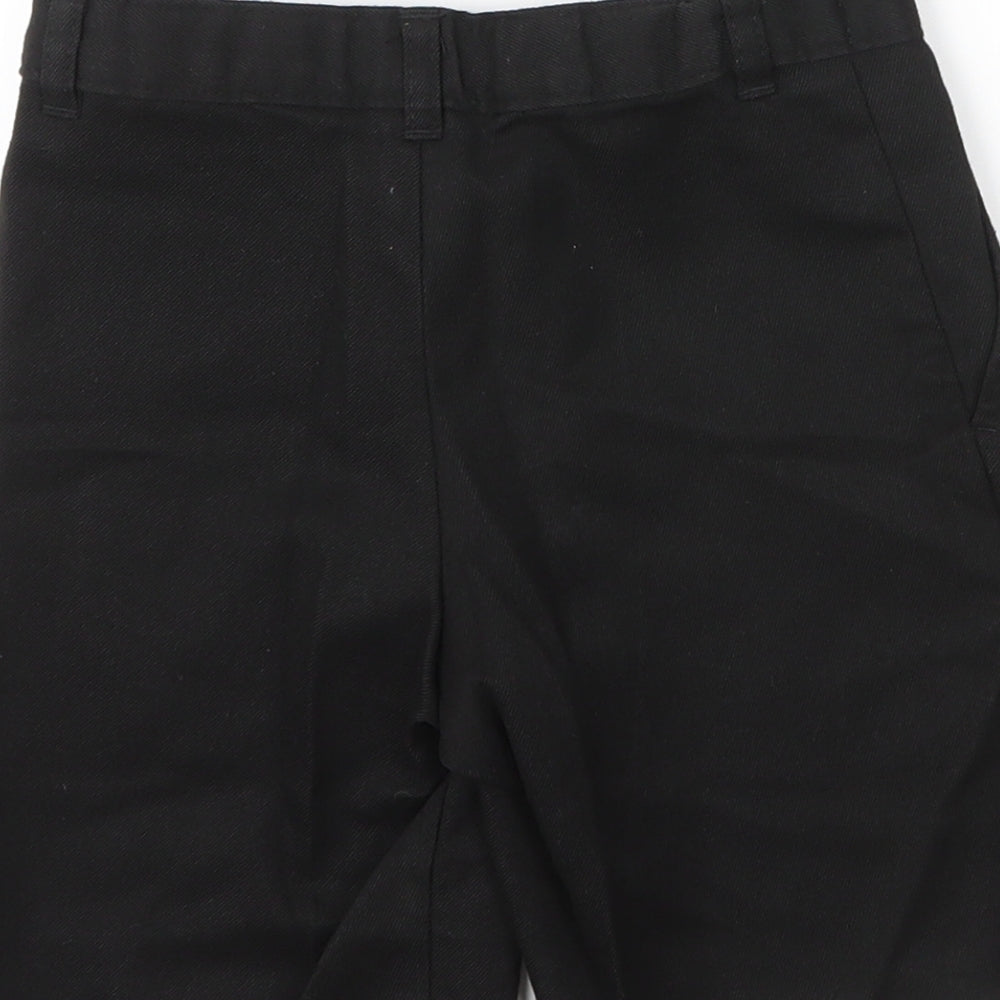 George Boys Black  Viscose Bermuda Shorts Size 5 Years  Regular Zip
