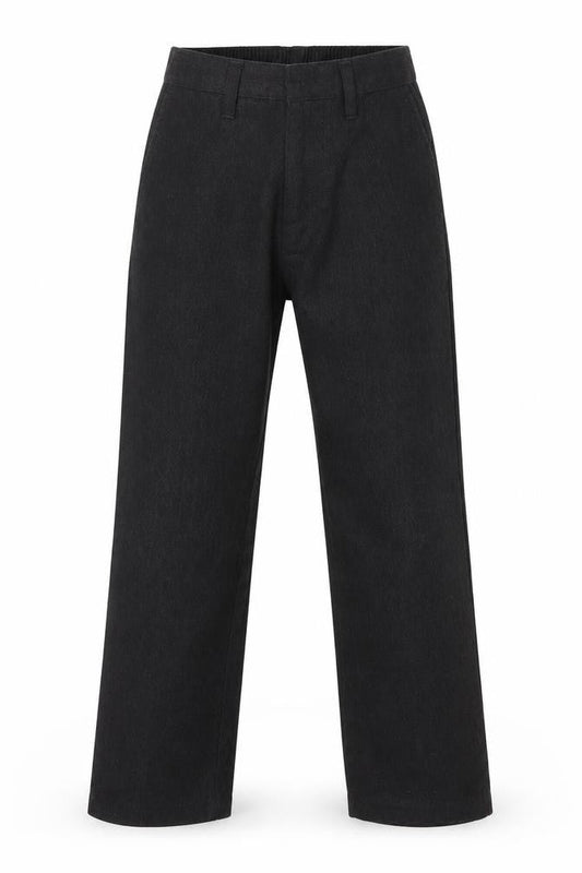 George Boys Grey  Viscose Carpenter Trousers Size 5 Years L20 in Regular Zip
