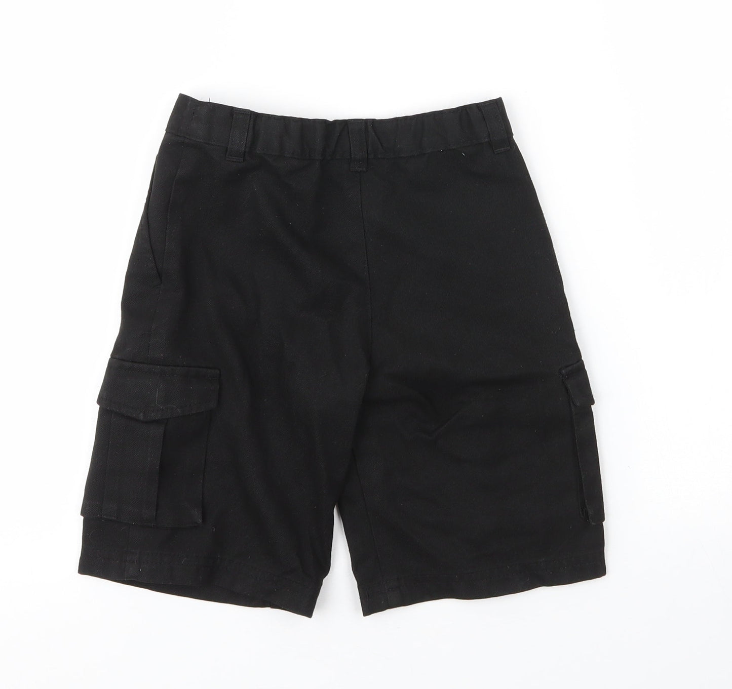 George Boys Black  Viscose Cargo Shorts Size 5 Years  Regular Zip