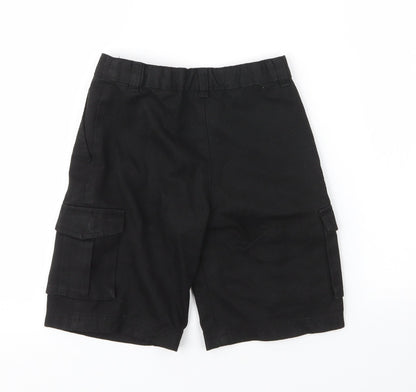 George Boys Black  Viscose Cargo Shorts Size 5 Years  Regular Zip
