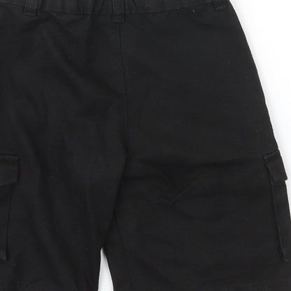 George Boys Black  Viscose Cargo Shorts Size 5 Years  Regular Zip
