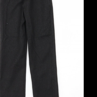 George Boys Grey  Viscose Carpenter Trousers Size 6 Years L21 in Regular Zip