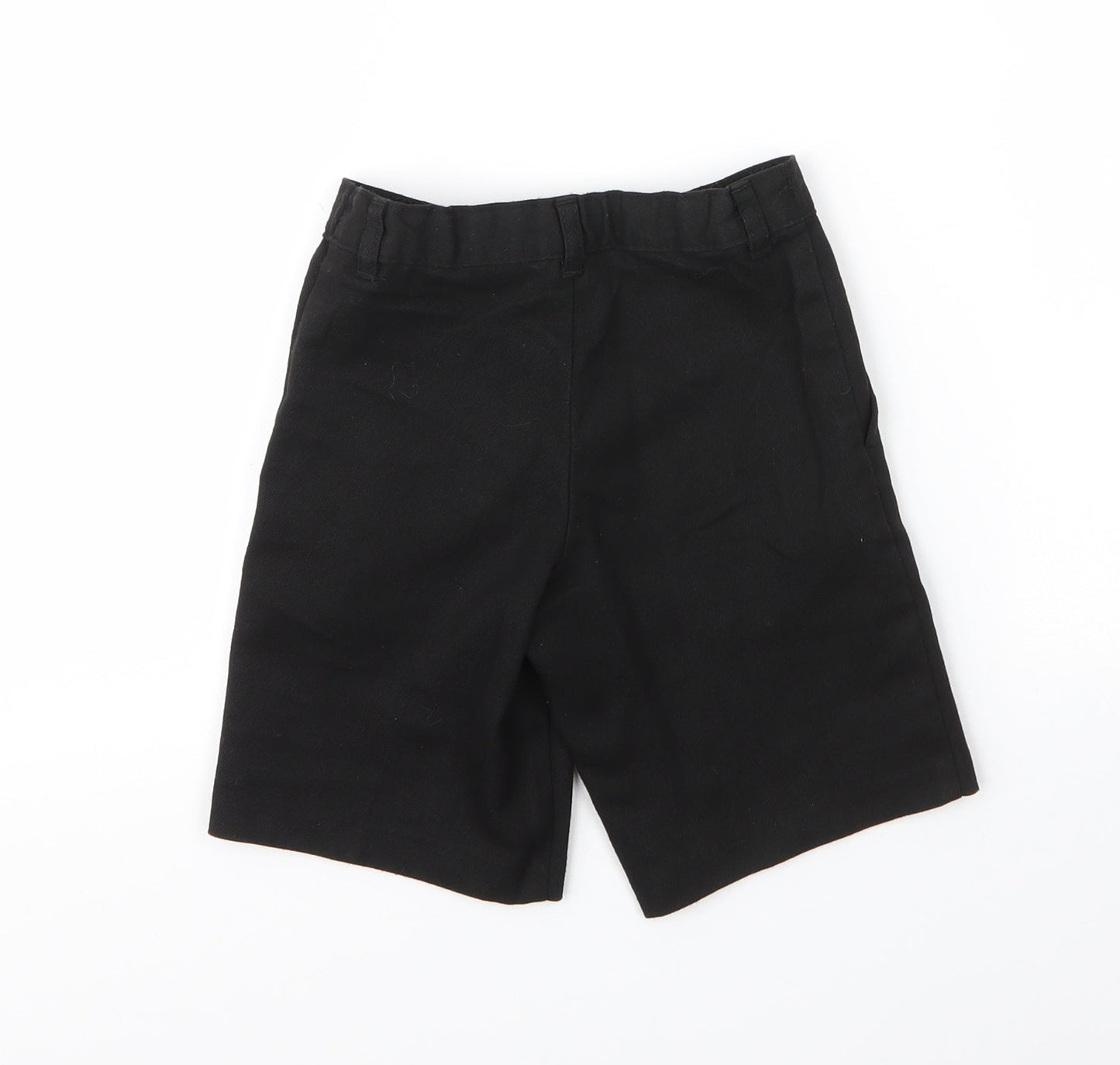 George Boys Black  Viscose Bermuda Shorts Size 5 Years  Regular Zip
