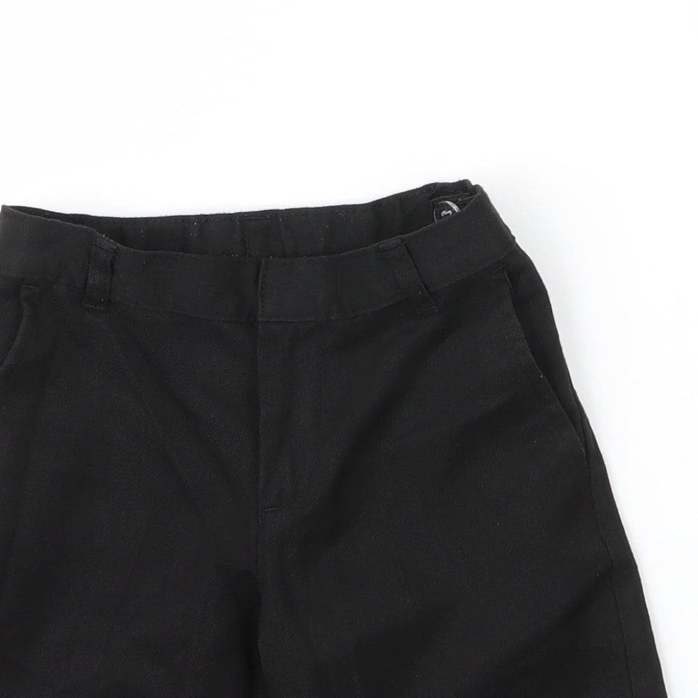 George Boys Black  Viscose Bermuda Shorts Size 5 Years  Regular Zip