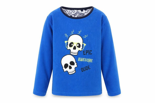 Matalan Boys Blue Round Neck  Polyester Pullover Jumper Size 10 Years