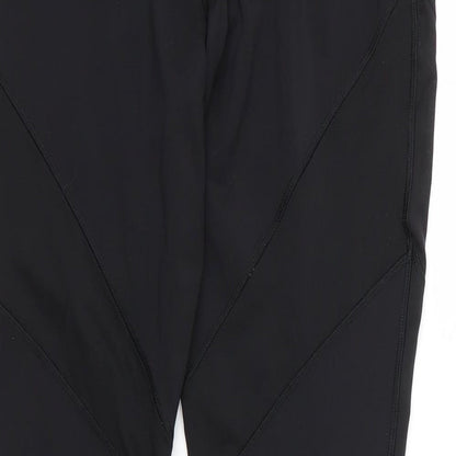 Soluxe Womens Black  Polyester Compression Leggings Size M L23 in Regular
