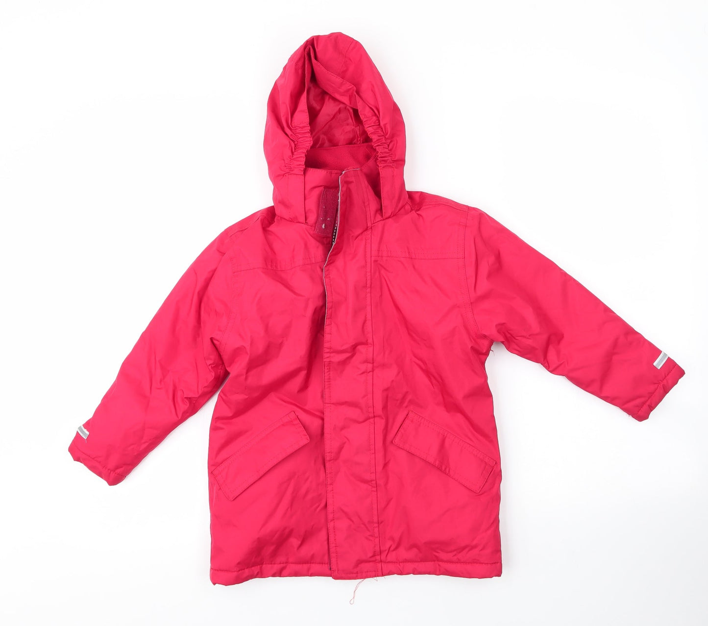 Hill & Woods Boys Red   Parka Coat Size 3 Years  Zip
