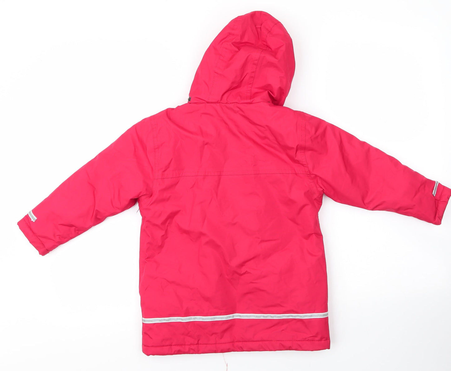 Hill & Woods Boys Red   Parka Coat Size 3 Years  Zip
