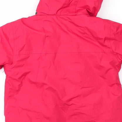 Hill & Woods Boys Red   Parka Coat Size 3 Years  Zip