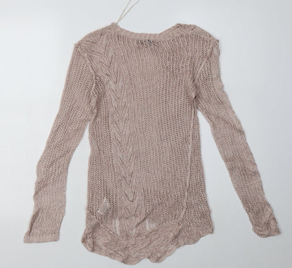 Womens UK Size 10 NEXT Pink Pullover Sweatshirt