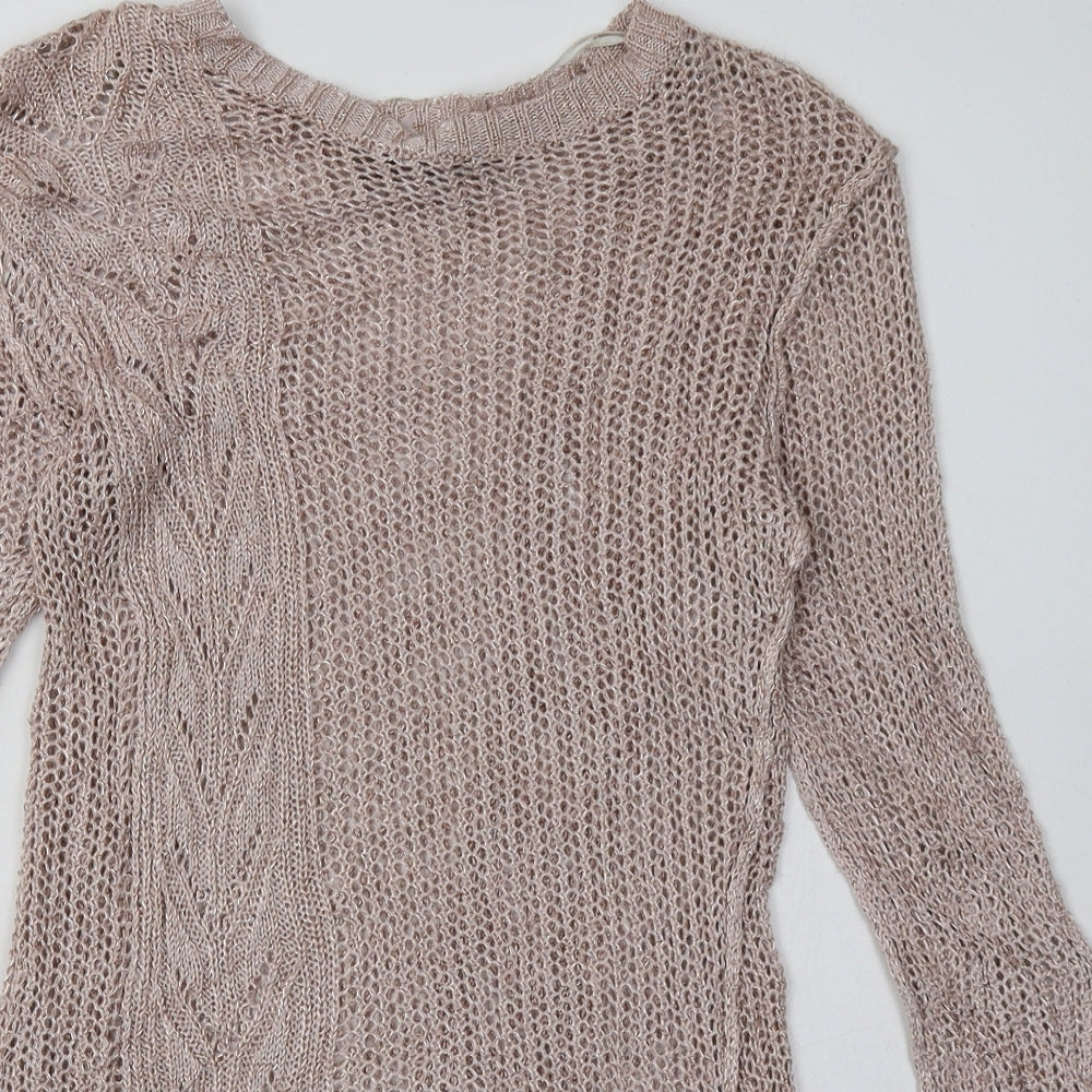 Womens UK Size 10 NEXT Pink Pullover Sweatshirt