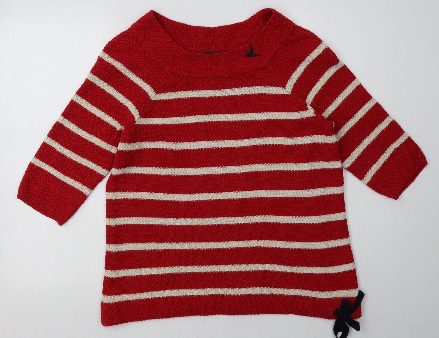 Womens UK Size 12 Marks and Spencer Red Pullover Sweatshirt