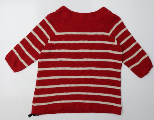 Womens UK Size 12 Marks and Spencer Red Pullover Sweatshirt