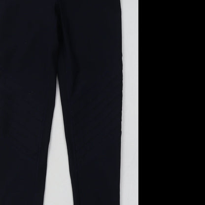 MPG Womens Blue  Polyester Sweatpants Leggings Size 8 L28 in Regular