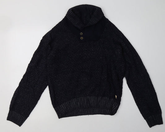 Mens UK Size M Marks and Spencer Blue Pullover Sweatshirt