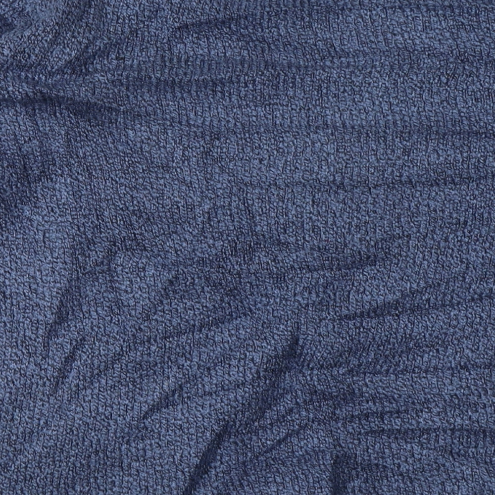 Womens UK Size S BM Blue Cardigan Jumper