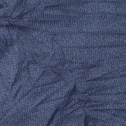 Womens UK Size S BM Blue Cardigan Jumper