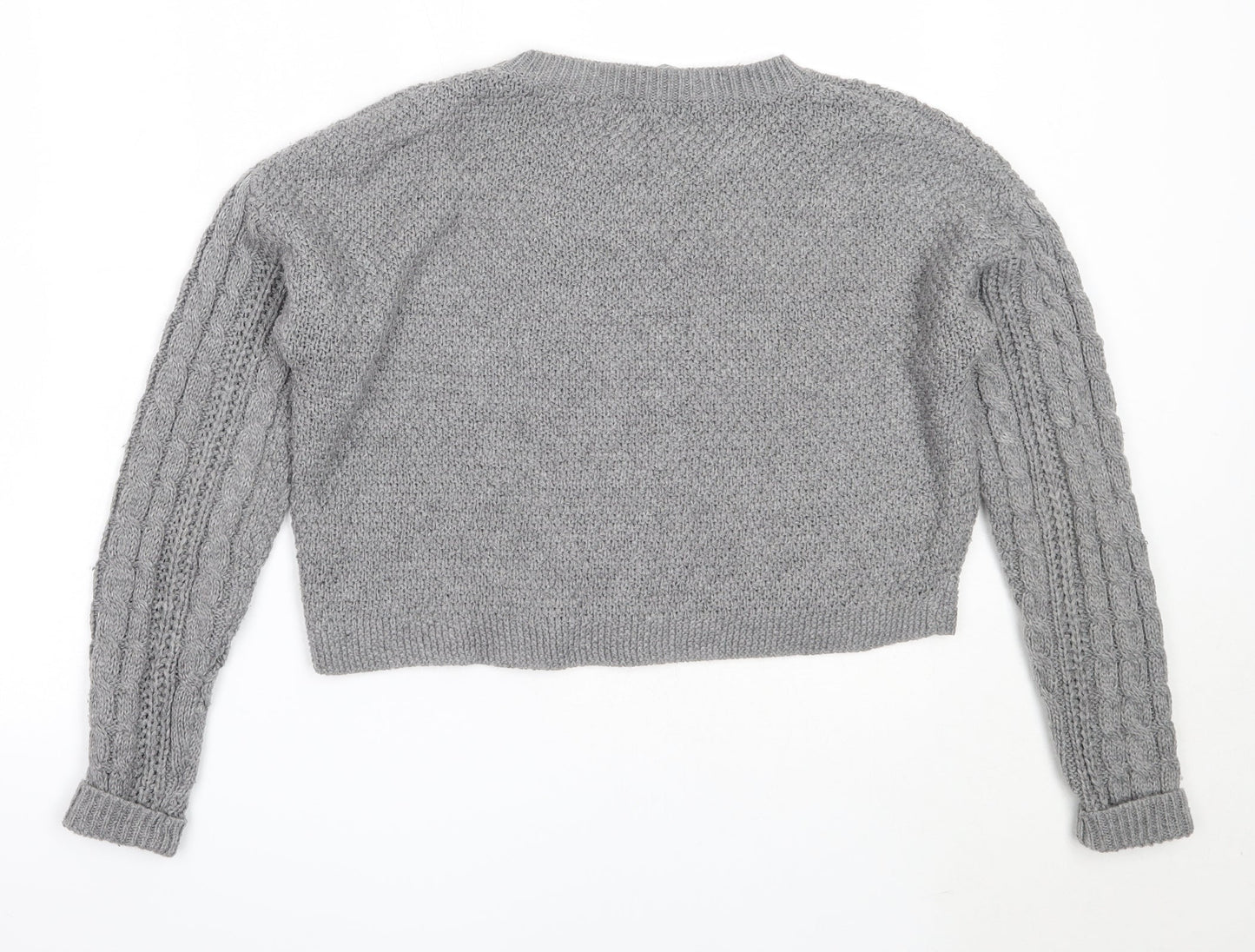 Womens UK Size 6 Atmosphere Grey Pullover Jumper