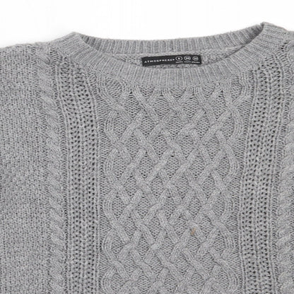 Womens UK Size 6 Atmosphere Grey Pullover Jumper