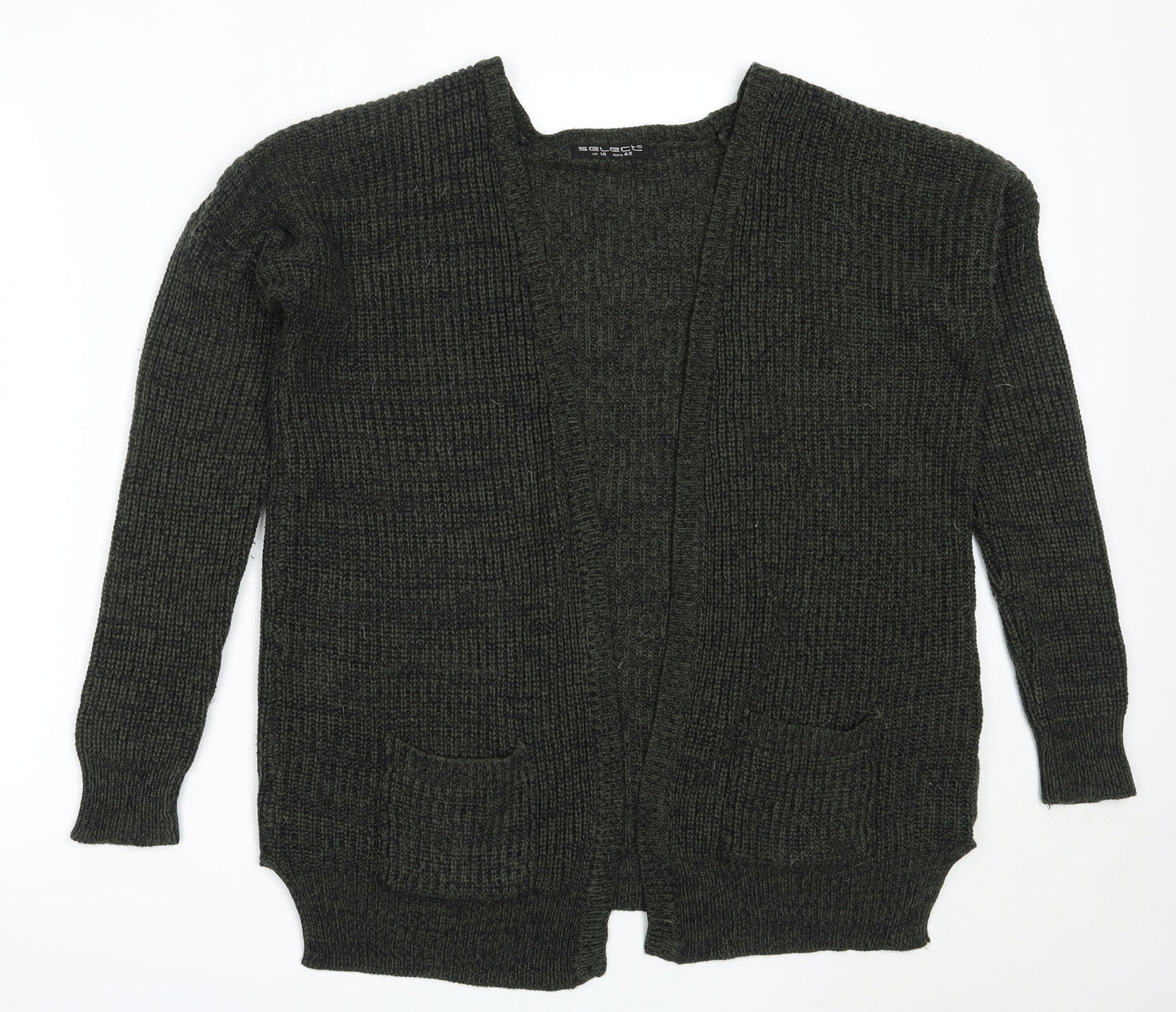 Womens UK Size 14 Select Green Cardigan Jumper
