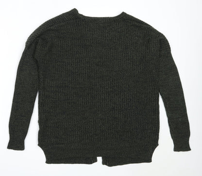 Womens UK Size 14 Select Green Cardigan Jumper