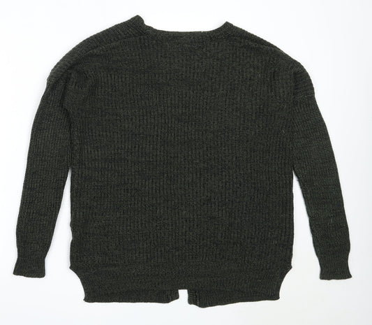 Womens UK Size 14 Select Green Cardigan Jumper