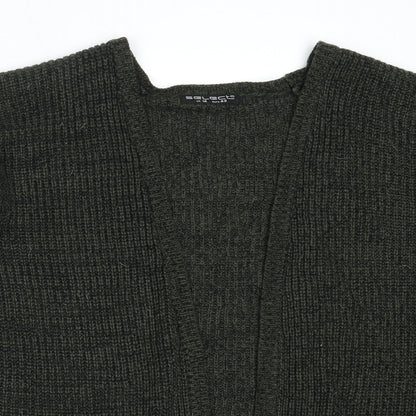 Womens UK Size 14 Select Green Cardigan Jumper