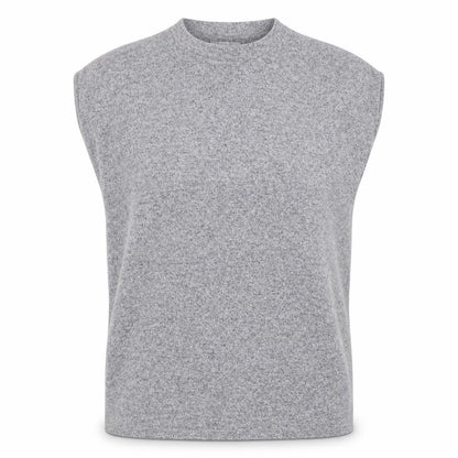 Womens UK Size 10 Jeff & Co Grey Basic T-Shirt