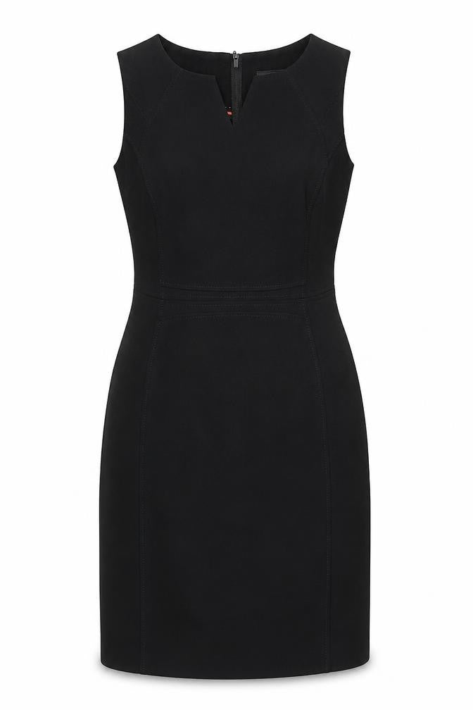 Atmosphere Womens Black  Polyester Shift  Size 10  V-Neck