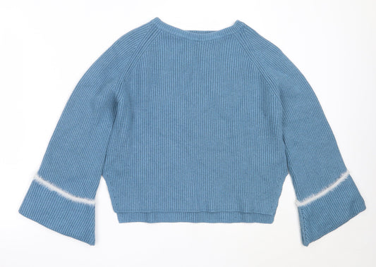 Womens UK Size S New Look Blue Pullover Jumper