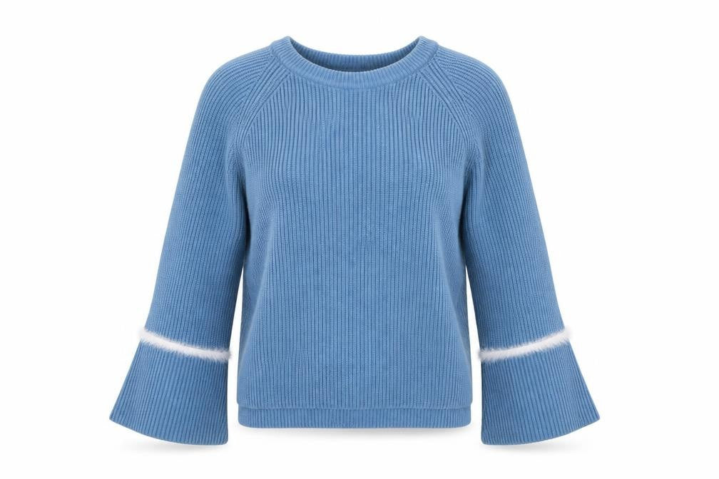 Womens UK Size S New Look Blue Pullover Jumper