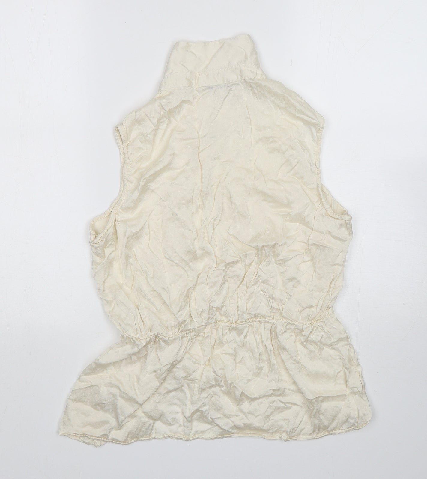 Womens UK Size 14 NEXT Ivory Basic Blouse