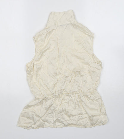 Womens UK Size 14 NEXT Ivory Basic Blouse
