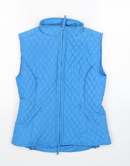 Shire Girls Blue   Gilet Coat Size 2XS