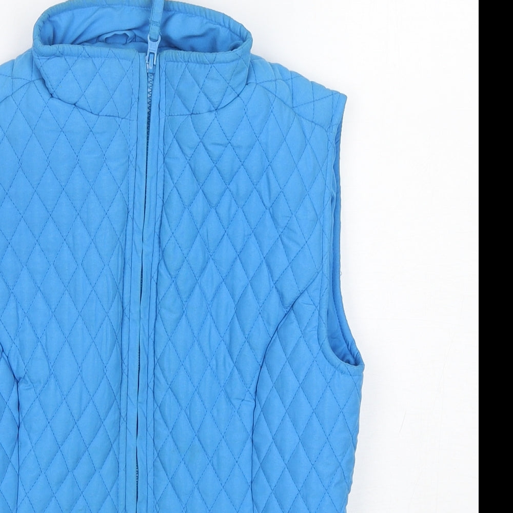Shire Girls Blue   Gilet Coat Size 2XS