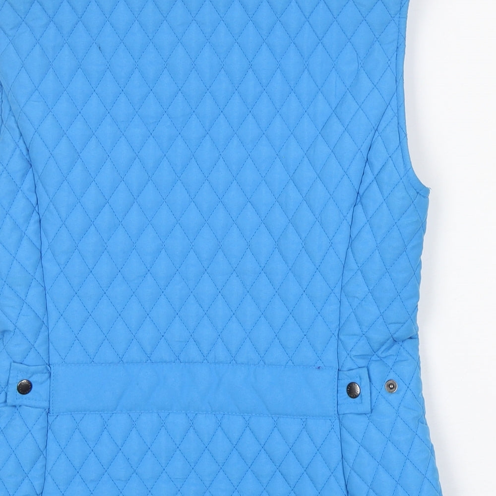 Shire Girls Blue   Gilet Coat Size 2XS