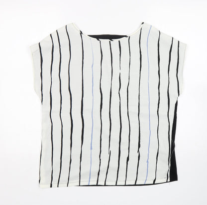 Womens UK Size 14 Preworn Multicoloured Basic Blouse