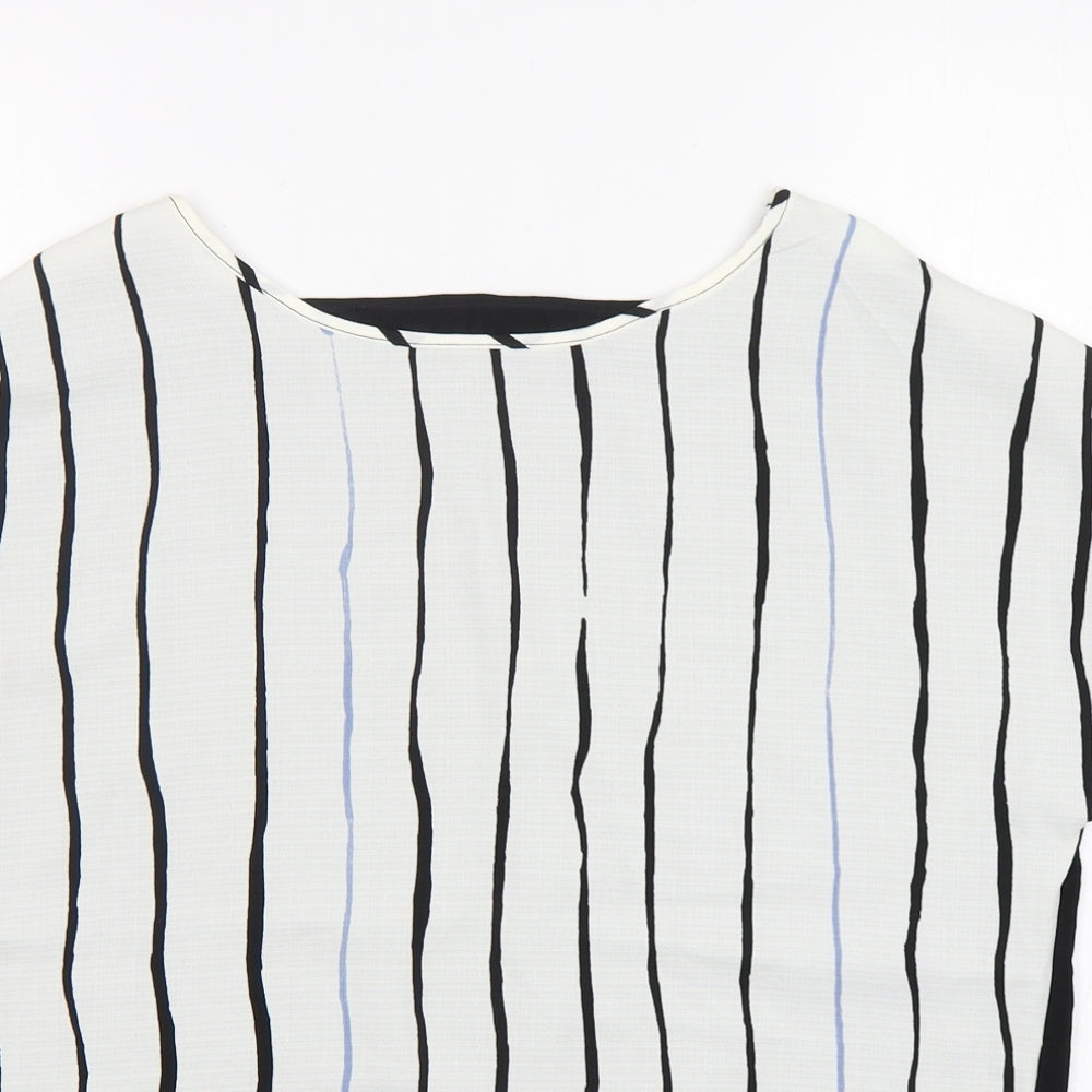 Womens UK Size 14 Preworn Multicoloured Basic Blouse