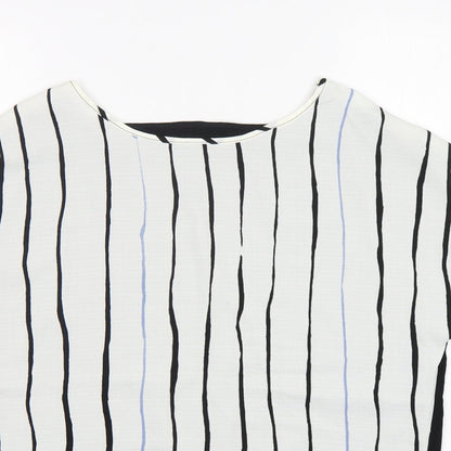 Womens UK Size 14 Preworn Multicoloured Basic Blouse