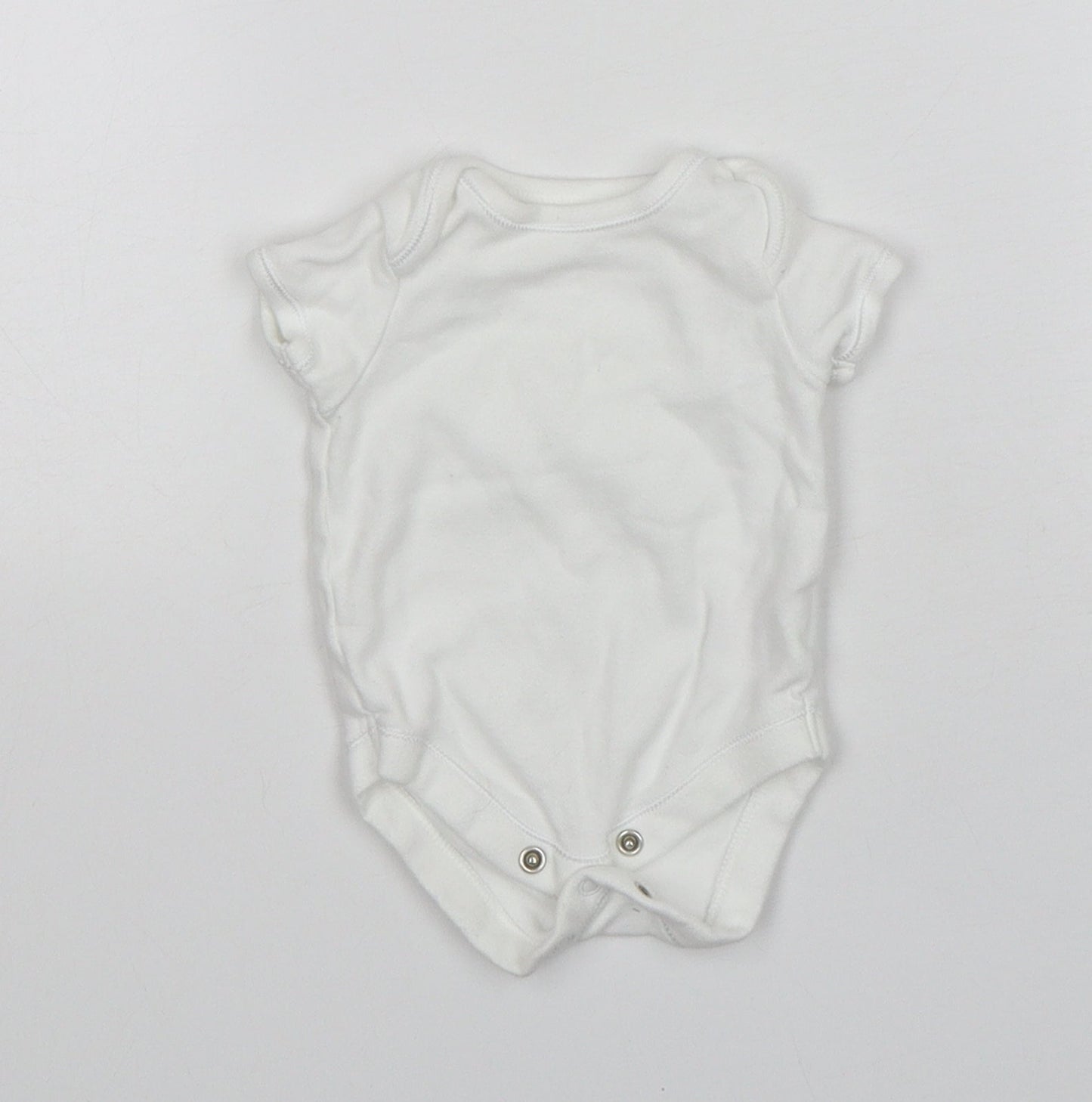 Mothercare Baby White  Cotton Leotard One-Piece Size Newborn