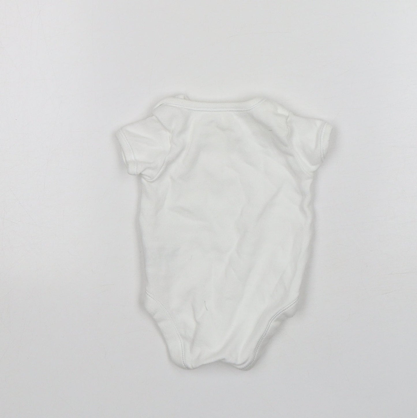 Mothercare Baby White  Cotton Leotard One-Piece Size Newborn