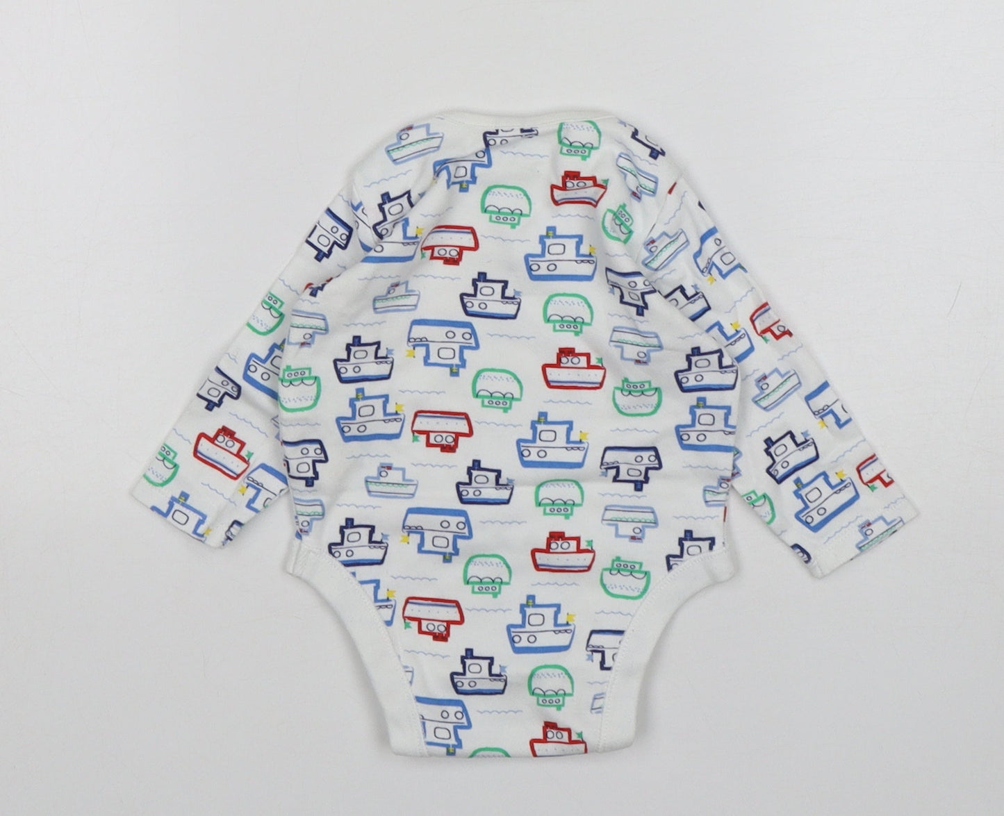 F&F Boys Multicoloured  Cotton Leotard One-Piece Size 3-6 Months