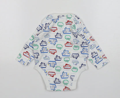 F&F Boys Multicoloured  Cotton Leotard One-Piece Size 3-6 Months