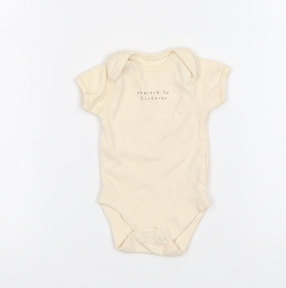 George Boys Beige  Cotton Leotard One-Piece Size Newborn