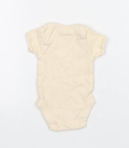 George Boys Beige  Cotton Leotard One-Piece Size Newborn