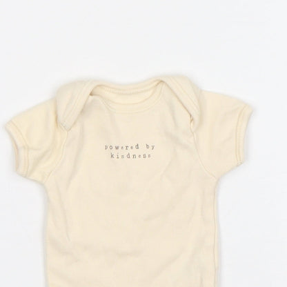 George Boys Beige  Cotton Leotard One-Piece Size Newborn