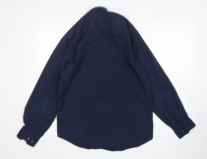 Primark Mens Blue    Button-Up Size M Collared