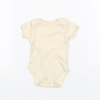 George Baby Beige  Cotton Leotard One-Piece Size Newborn