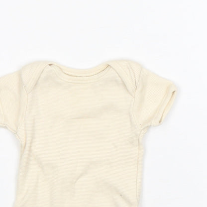 George Baby Beige  Cotton Leotard One-Piece Size Newborn