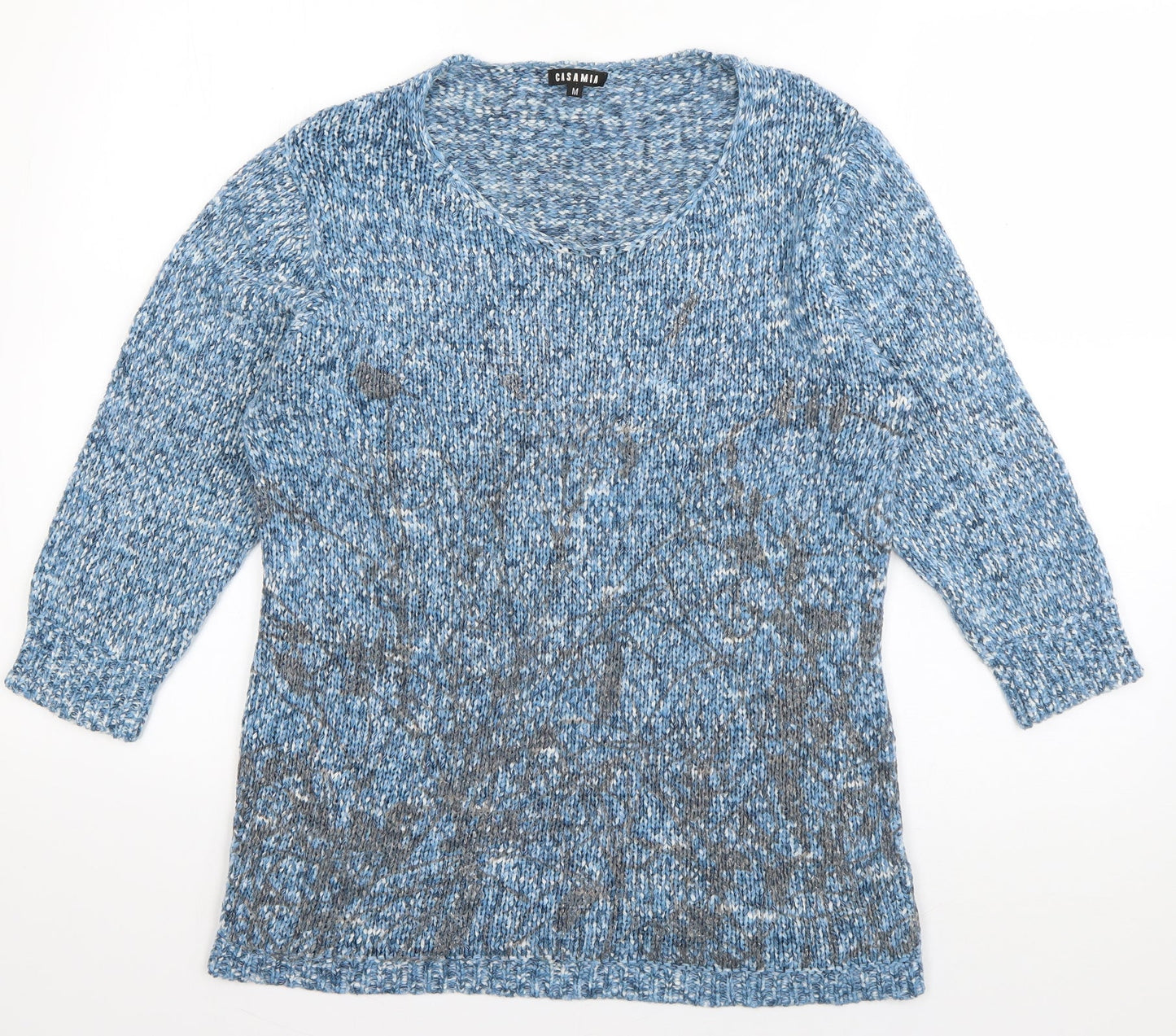 Womens UK Size M Casamia Blue Pullover Jumper